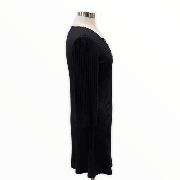 Kensie Cross Neck A-Line Tunic Dress in Size M - Picture 3 of 9